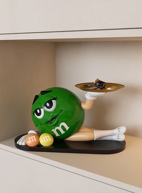 mm豆人客厅玄关入n户进门口钥匙收纳装饰品乔迁搬家礼物装饰品摆