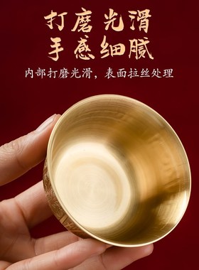 黄铜雕花供水碗藏式密宗七支供碗家用室内佛前供佛W杯供水杯圣水