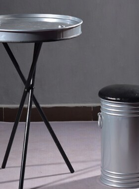 复古工业风个性餐椅套装酒吧咖啡餐厅奶茶店桌椅装饰休.闲卡座摆