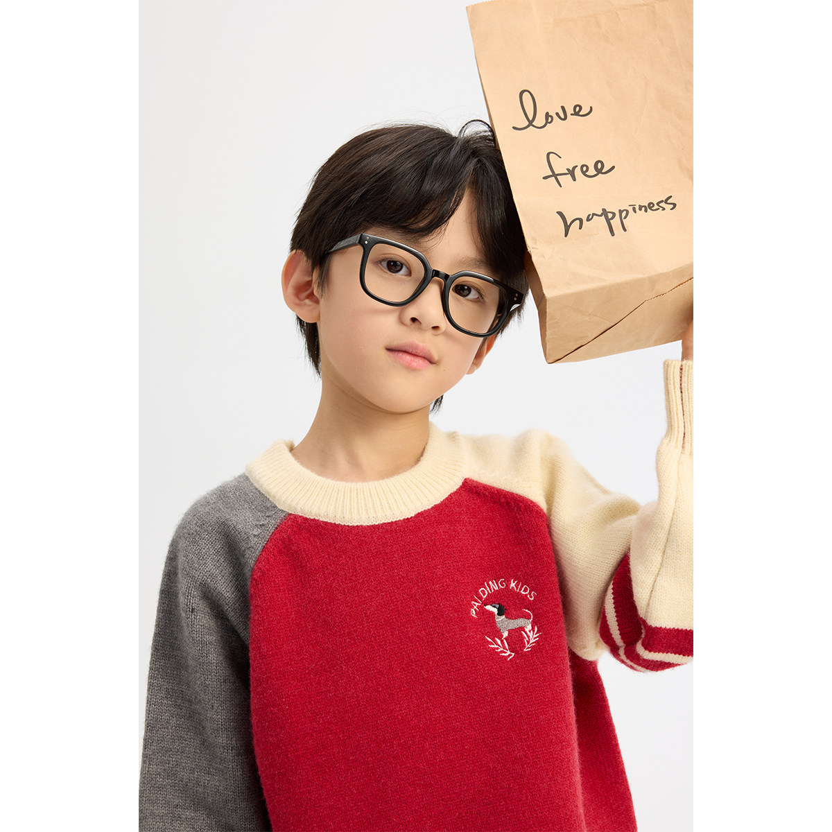 派町童装男童毛衣儿童秋冬款2025新款男孩大童撞色针织衫内搭保暖,淘宝优惠券,粉丝福利购,淘宝优惠卷