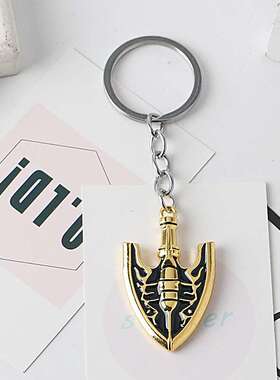 动漫JOJO的奇妙冒险石之海替身之箭虫箭项链金色箭头钥匙扣挂件