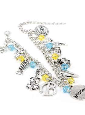 新款欧美影视riverdale河谷镇创意吉他吊坠手链配饰品