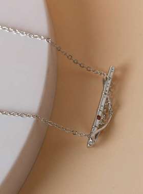 动漫周边魔道祖师项链夷陵老祖魏无羡鬼笛陈情笛子吊坠项链饰品