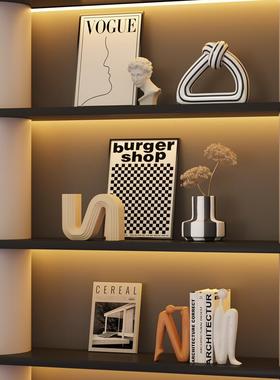 北欧高级感家居软装摆件现代办公室客厅酒柜电视柜新居乔迁装饰品