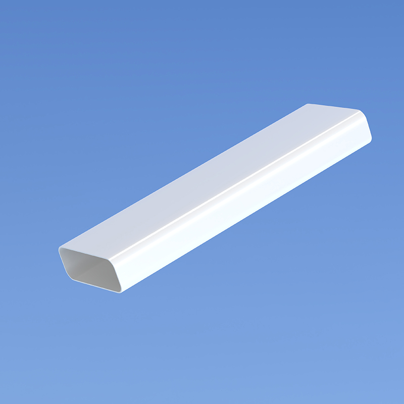 新风系统家用pvc方管195通风方管连接件固定件矩形塑料圆变方变径 - 图3