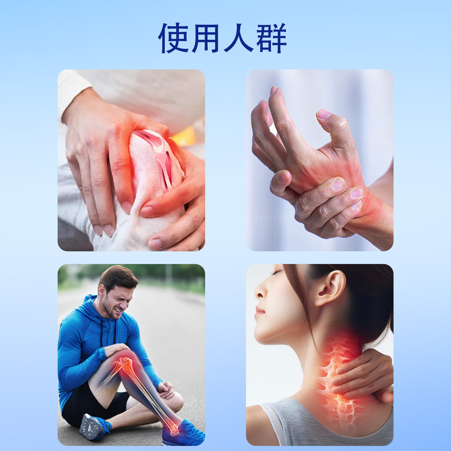 氨糖软骨素涂抹关节外用液滚珠膝盖活络全身按摩发热透骨官方正品