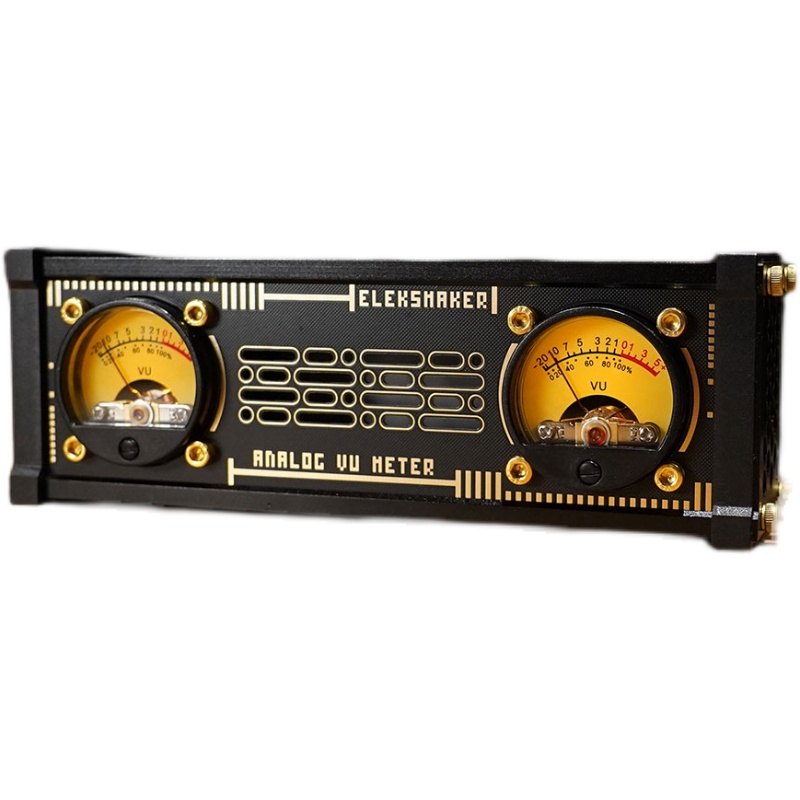 极速EleksVU2电平拾音表拾音灯RGB灯电平声控器胆机VU表头带背光-图3