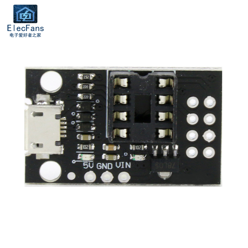 极速编程器烧录开发转接板模块ATtiny13A/ATtiny25/ATtiny45/ATti - 图1