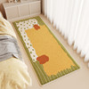 Simple bedroom bedside carpet, high-end thickened master bedroom loop pile floor mat, child room, children's bedside blanket