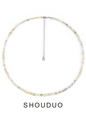 首朵S925银串珠链女性天然石