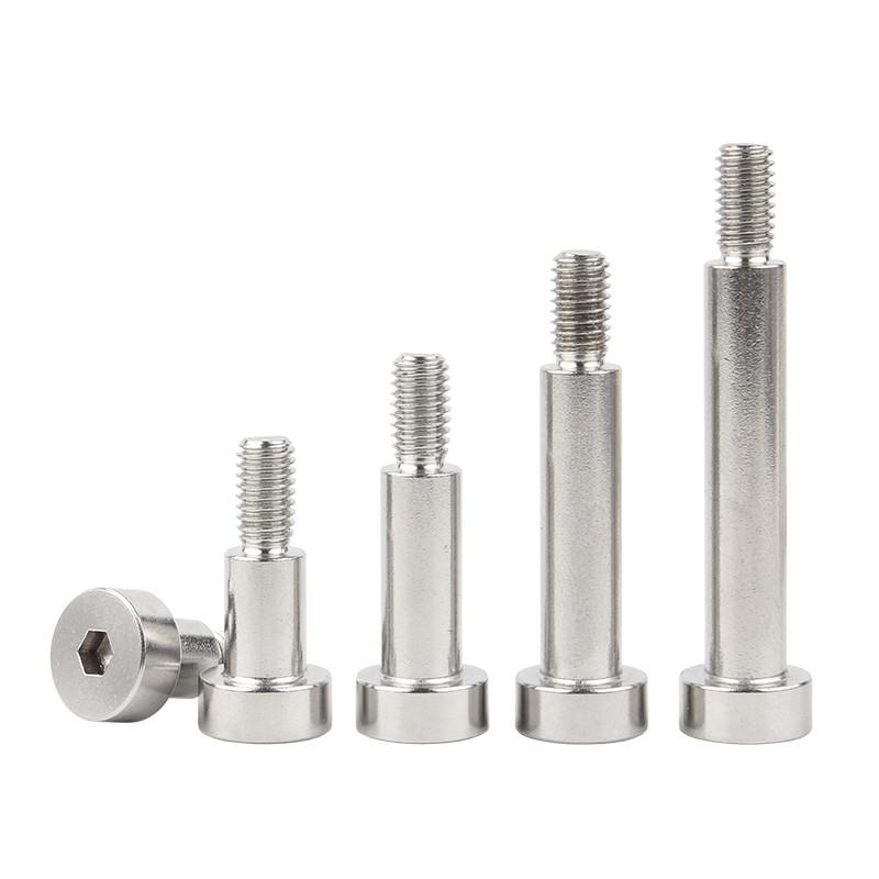 304不锈钢内六角塞打螺丝M5M6凸肩轴肩螺钉等高限位螺栓M3M4M8M10 - 图2