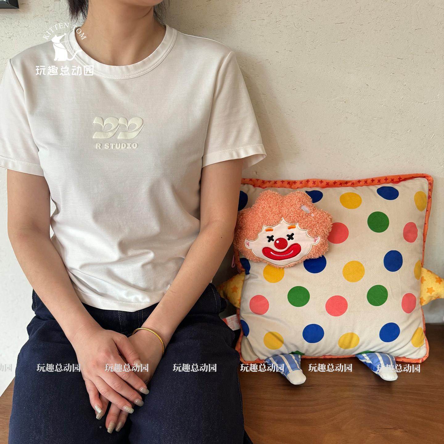 小丑枕波点午抱枕被子两用办靠公室休神csmt-29器空调毯子二合一,淘宝优惠券,粉丝福利购,淘宝优惠卷