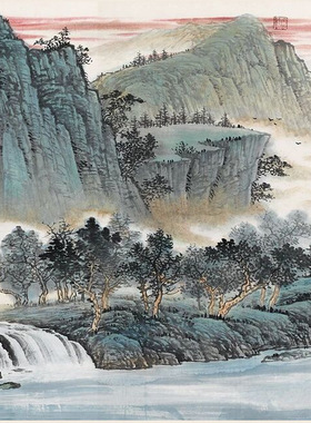 吴广国画锦绣神州万象生水墨山水