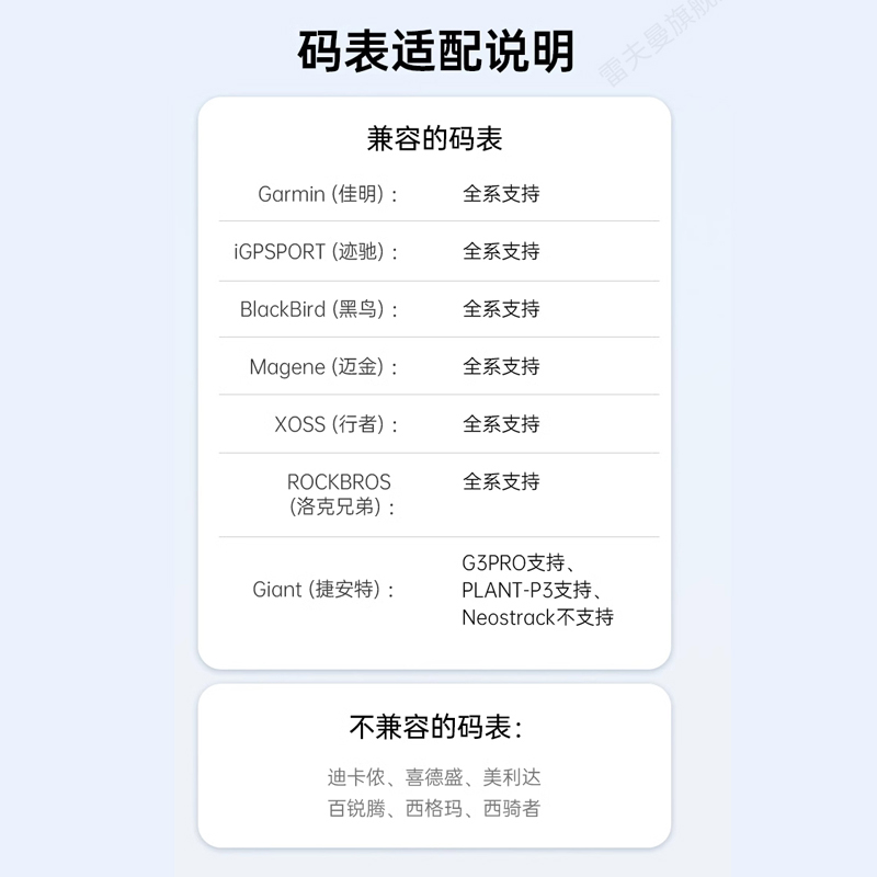 雷夫曼 自行车码表底座支架适用迈金igpsport黑鸟通用绑带式 - 图0