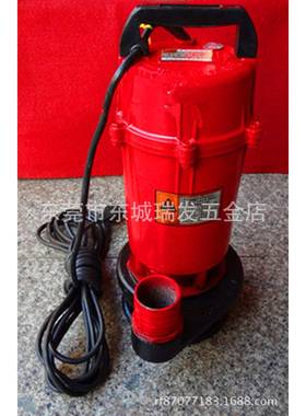 大成牌单相三相水WQ型无堵污水泵建筑工地农用污水污物潜水电泵