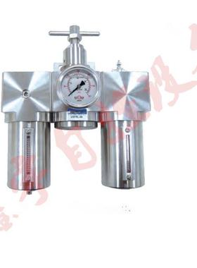 不锈钢气水分离器不锈钢气源处理器不锈钢高压气动二联件三联件