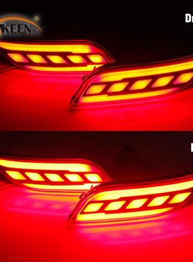 OKEEN适用17-19款吉普指南者后杠灯改装刹车灯汽车专用led后尾灯