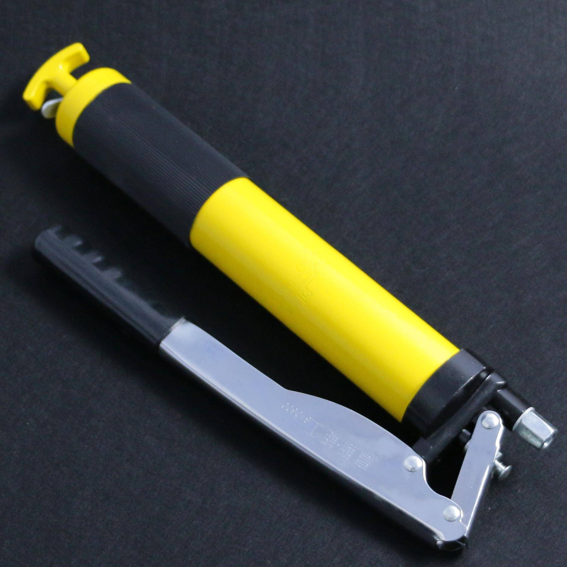 汽保工具双压杆大排气600cc塑盒加重型耐压手动省力黄油枪 - 图1