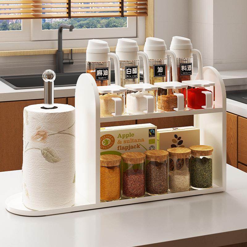 厨房置物架调料收纳神器极窄边柜油盐酱醋收纳收纳柜立式卷纸架子,淘宝优惠券,粉丝福利购,淘宝优惠卷
