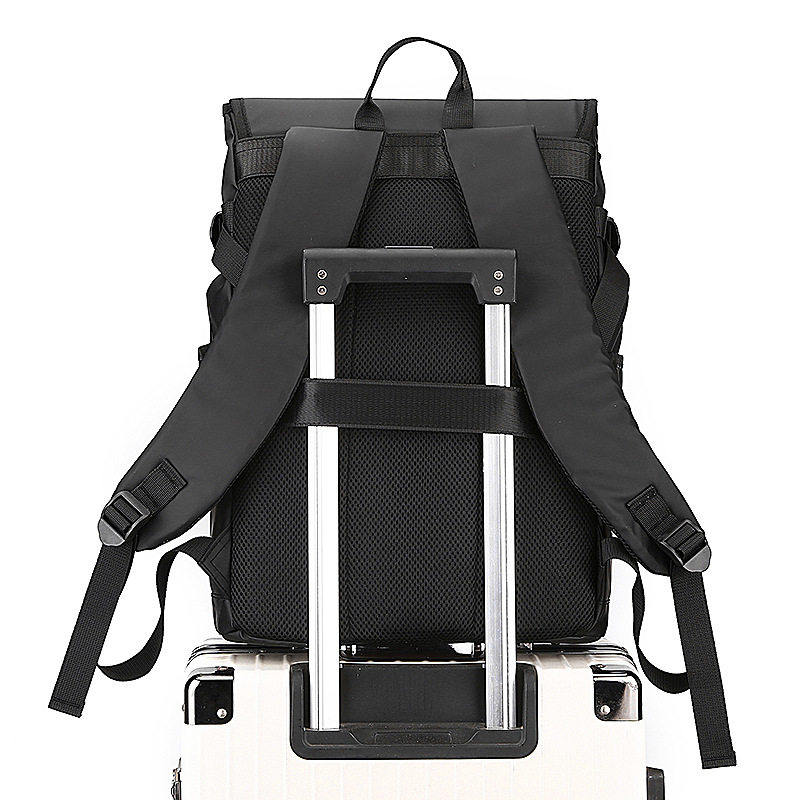 双肩包男士高级感商务休闲户外旅行背包电脑包防水大学生书包,淘宝优惠券,粉丝福利购,淘宝优惠卷