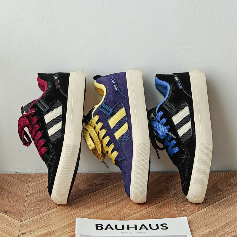 2026新款男生板鞋小众面包鞋黑色帆布鞋男厚底百搭青少年运动潮鞋,淘宝优惠券,粉丝福利购,淘宝优惠卷