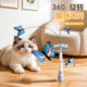 Baipet Island Electric Rotating Butterfly Suction Cup Cat Flirting Stick