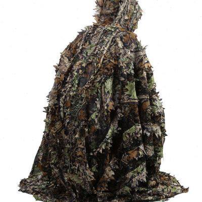 3D迷彩吉利服 吃鸡树叶伪装服绝地求生披风枫叶仿真透气u.