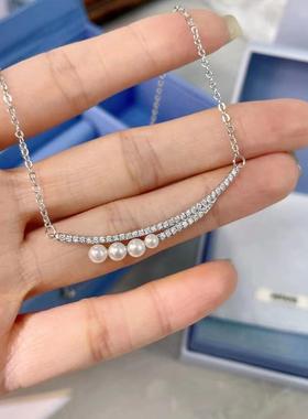 优雅高级感微笑锁骨链HEFANG气泡