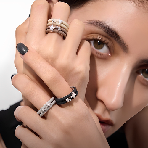 [新品]何方HEFANG珠宝星轨戒指轻奢饰品配饰女高级百搭生日礼物 - 图3