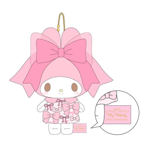 定金预定预售美乐蒂生日蝴蝶结发带公仔挂件发夹包 - 图0