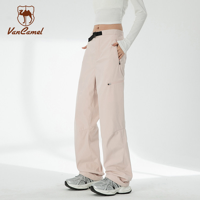 VANCAMEL/西域骆驼情侣款技能防泼水伞兵裤开春显高显瘦休闲裤