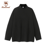 西域骆驼260克德绒半高领T恤  任选2件 劵后49.8元包邮