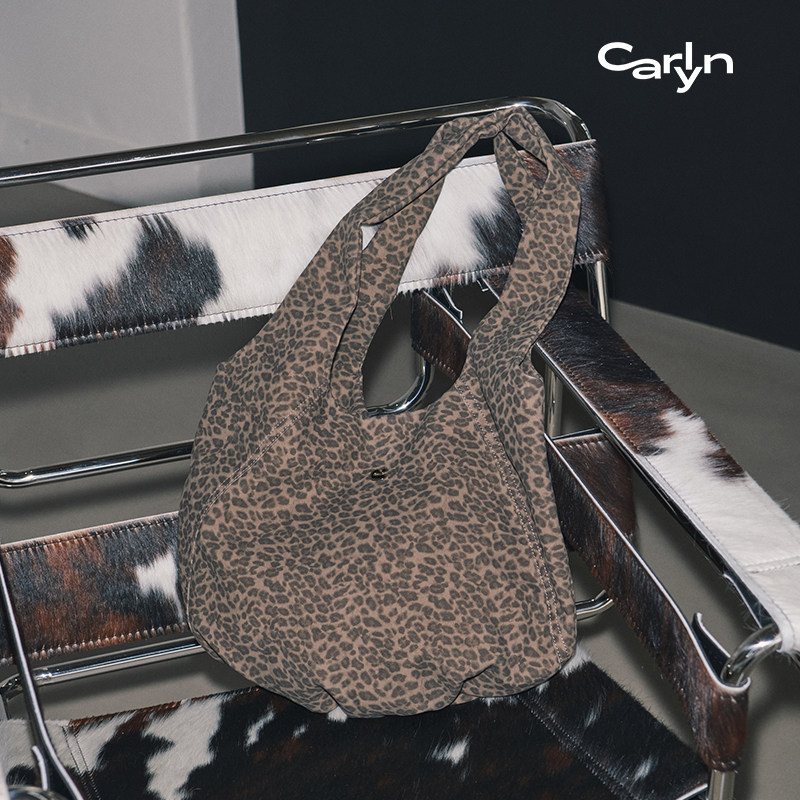 Carlyn MONDE M新年礼物韩国秋冬休闲手提腋下包豹纹hobo流浪包,淘宝优惠券,粉丝福利购,淘宝优惠卷