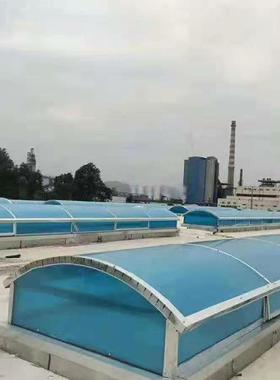 圆拱形侧开通风天窗钢结构厂房屋顶通风天窗成品气楼通风气楼