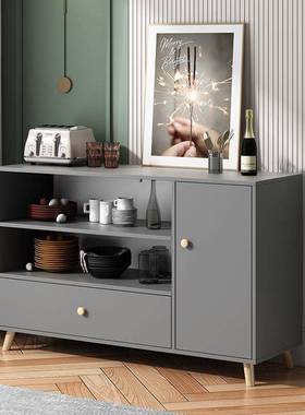 餐边柜储物收纳柜简约现代家用厨房收纳柜碗柜办公室靠墙茶水柜子