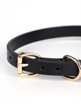 铃铛项圈牵引绳成人项炼choker男生情调大号颈带小狗脖环女情侣