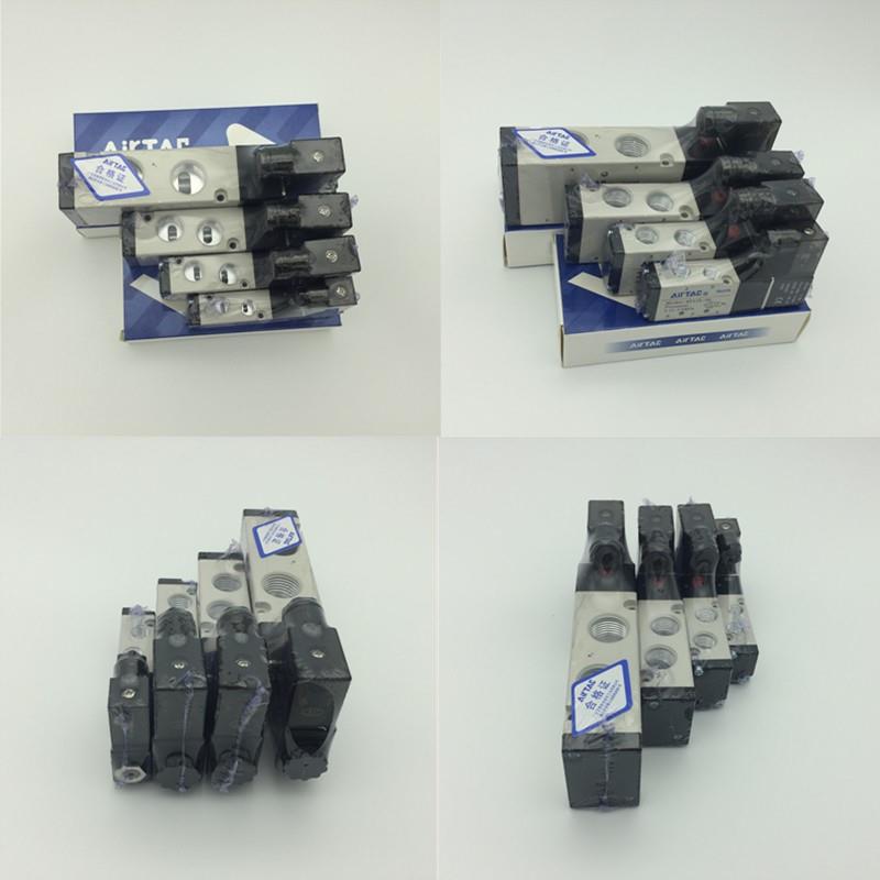 原装亚德客二位五通换向阀4v210-08电磁阀4v110-064v310-10/4V410 - 图1