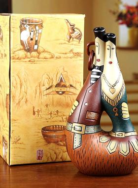 客厅小饰品摆件创意精致人物卧室电视柜摆设结婚纪念日礼物送老婆