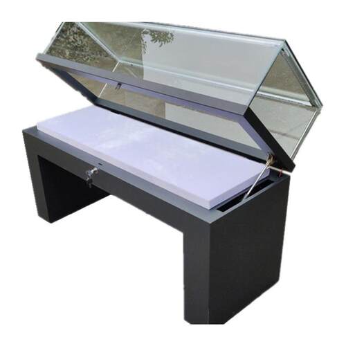 速发博陈馆文物产品压柜字画展厅玻璃翻盖液展柜收藏珠宝物列 - 图3