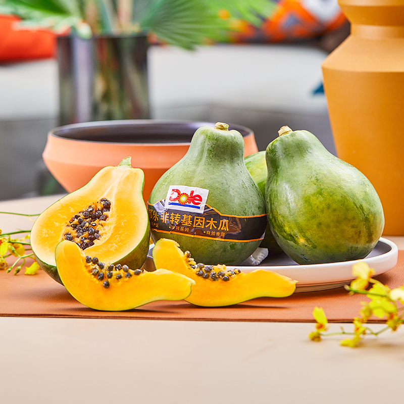 Dole都乐 菲律宾进口木瓜 4只装 新鲜当季水果 - 图2