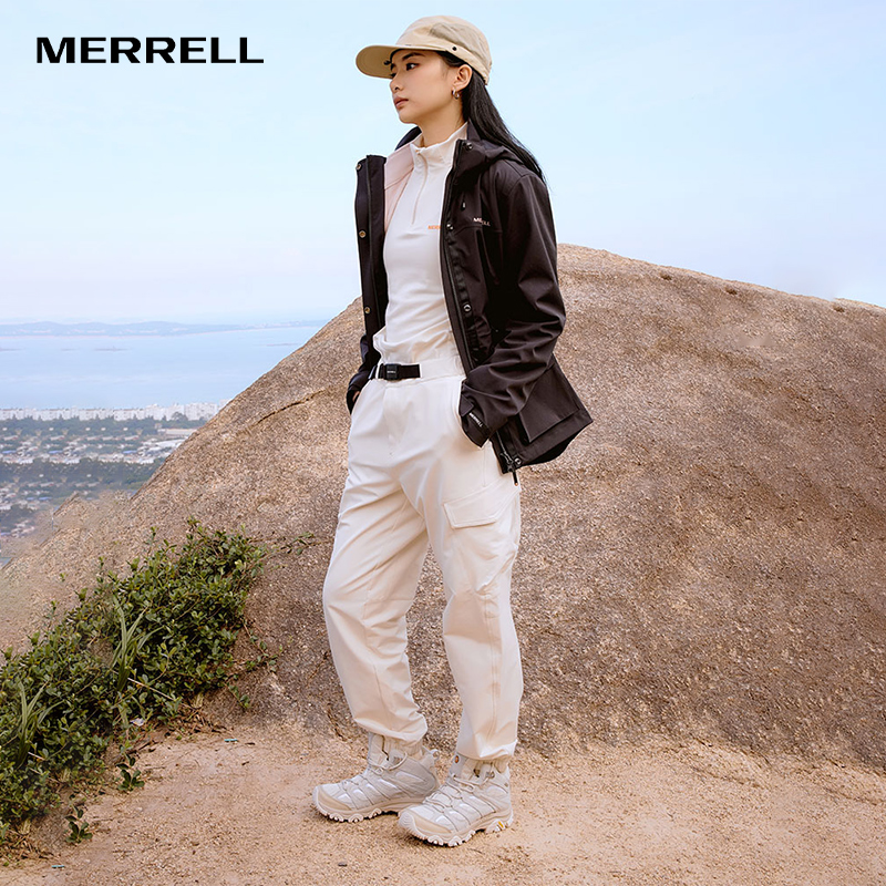 MERRELL迈乐MOAB3 MID WP防泼水抓地防滑户外运动登山徒步鞋男女