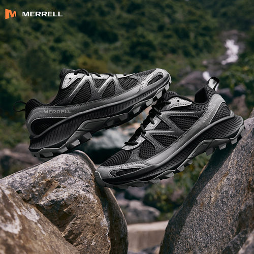 MERRELL迈乐TEMPO EXP登山鞋男女款抓地运动鞋户外防滑耐磨徒步鞋 - 图0