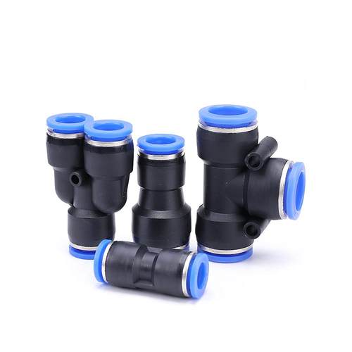 气动快速接头8mm转10mm快插变径空压管二通气管对接pu管直通接头 - 图1