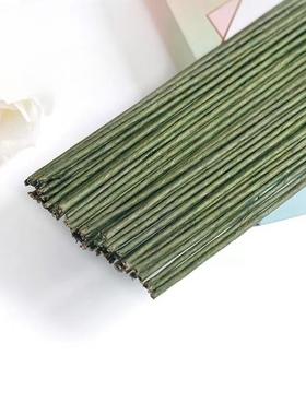 花艺铁丝花杆支撑杆纸包线粗细扎丝花店花束手工包胶DIY制作材料