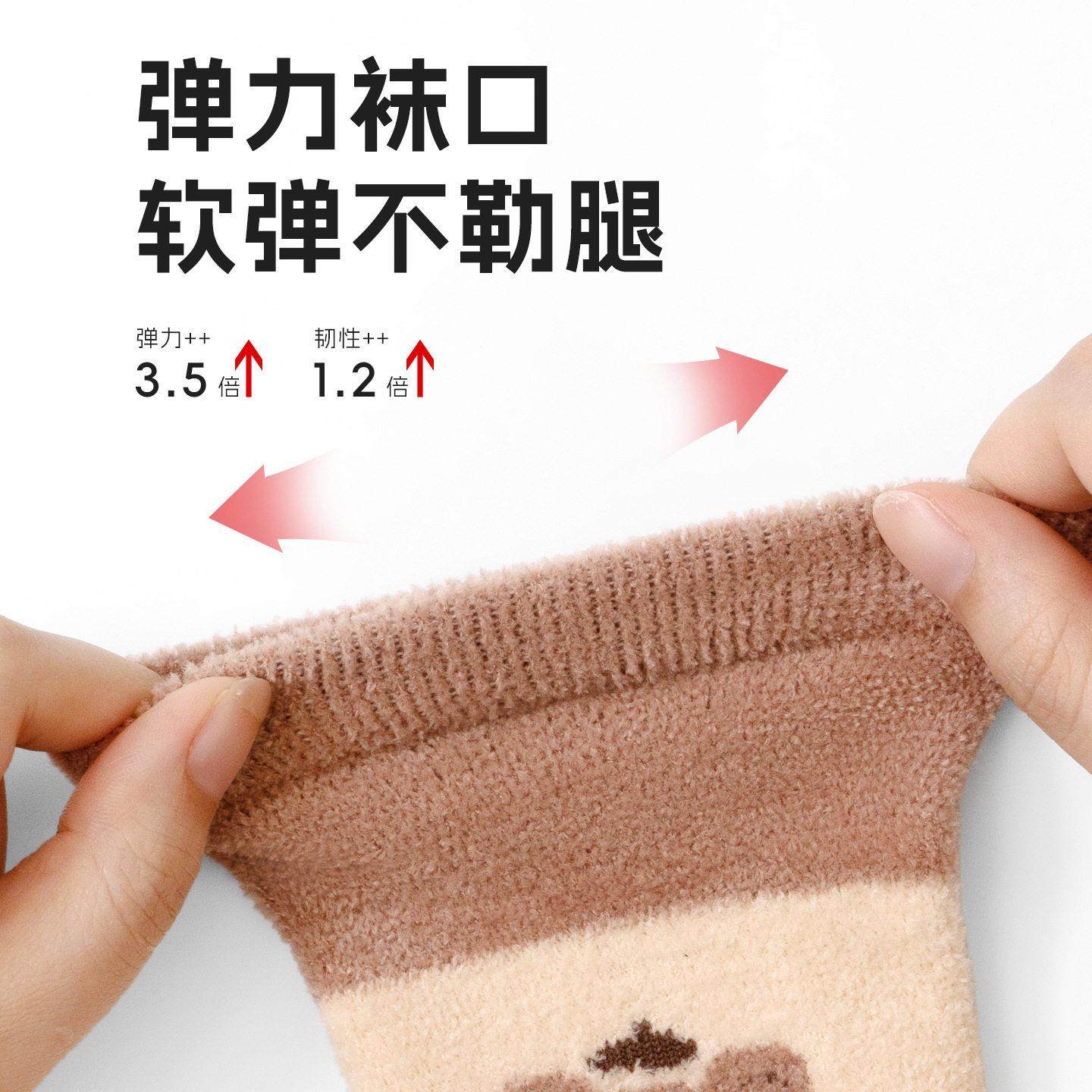 婴儿袜子冬加厚长筒袜宝宝保暖棉袜新生儿袜子加绒不勒腿高筒袜子,淘宝优惠券,粉丝福利购,淘宝优惠卷