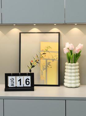 简约抽象高级装饰画客厅极简线条装饰软装入户玄关饰品电视柜摆件