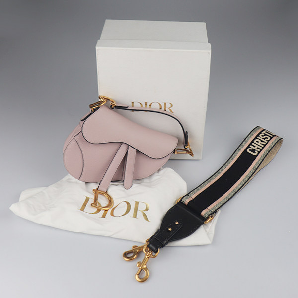 「9.0新」DIOR(迪奥)SADDLE马鞍包胭脂粉粒面牛皮迷你单肩包,淘宝优惠券,粉丝福利购,淘宝优惠卷