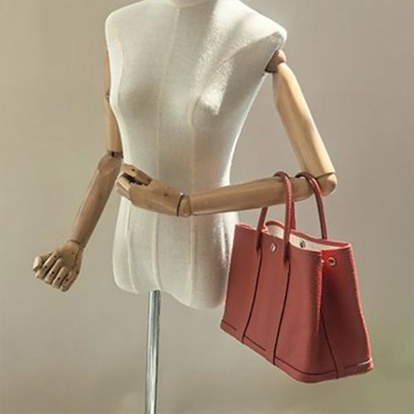 中古9新HERMES(爱马仕)GARDEN PARTY橙红色COUNTRY皮30手提包,淘宝优惠券,粉丝福利购,淘宝优惠卷