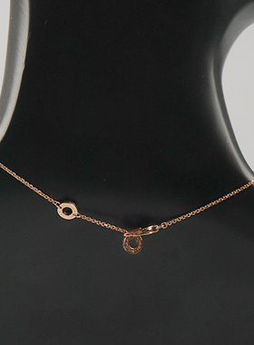 「9.5新」BVLGARI(宝格丽)DIVAS' DREAM钻石项链750玫瑰金