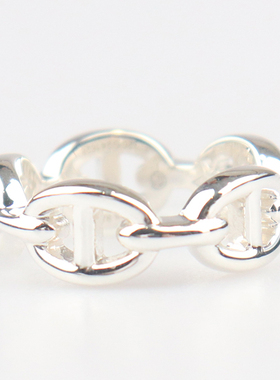 【自营】中古95新HERMES爱马仕CHAINE D ANCRE ENCHAINEE 戒指